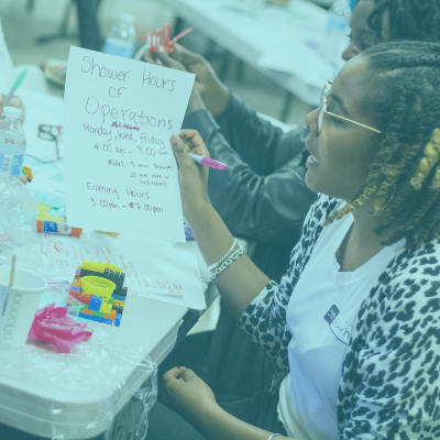 Case Study 1: Community Driven Co-Creation - Community Driven Solutions to Homelessness Encampments in Oakland District 3The Challenge: Many existing solutions address the homelessness emergency require the slow involvement of city bureaucracy or large amounts of funds to be implemented. In the meantime, immediate solutions are needed.